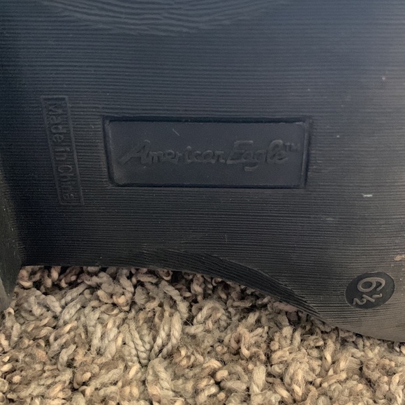 Black American Eagle Tall Boots - Picture 6 of 6